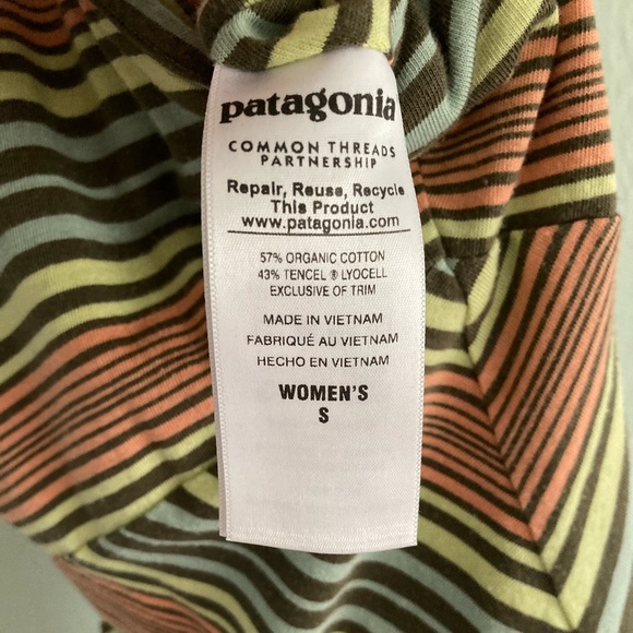 Patagonia Striped Shelf Bra Dress, Sz Small - Picture 8 of 12